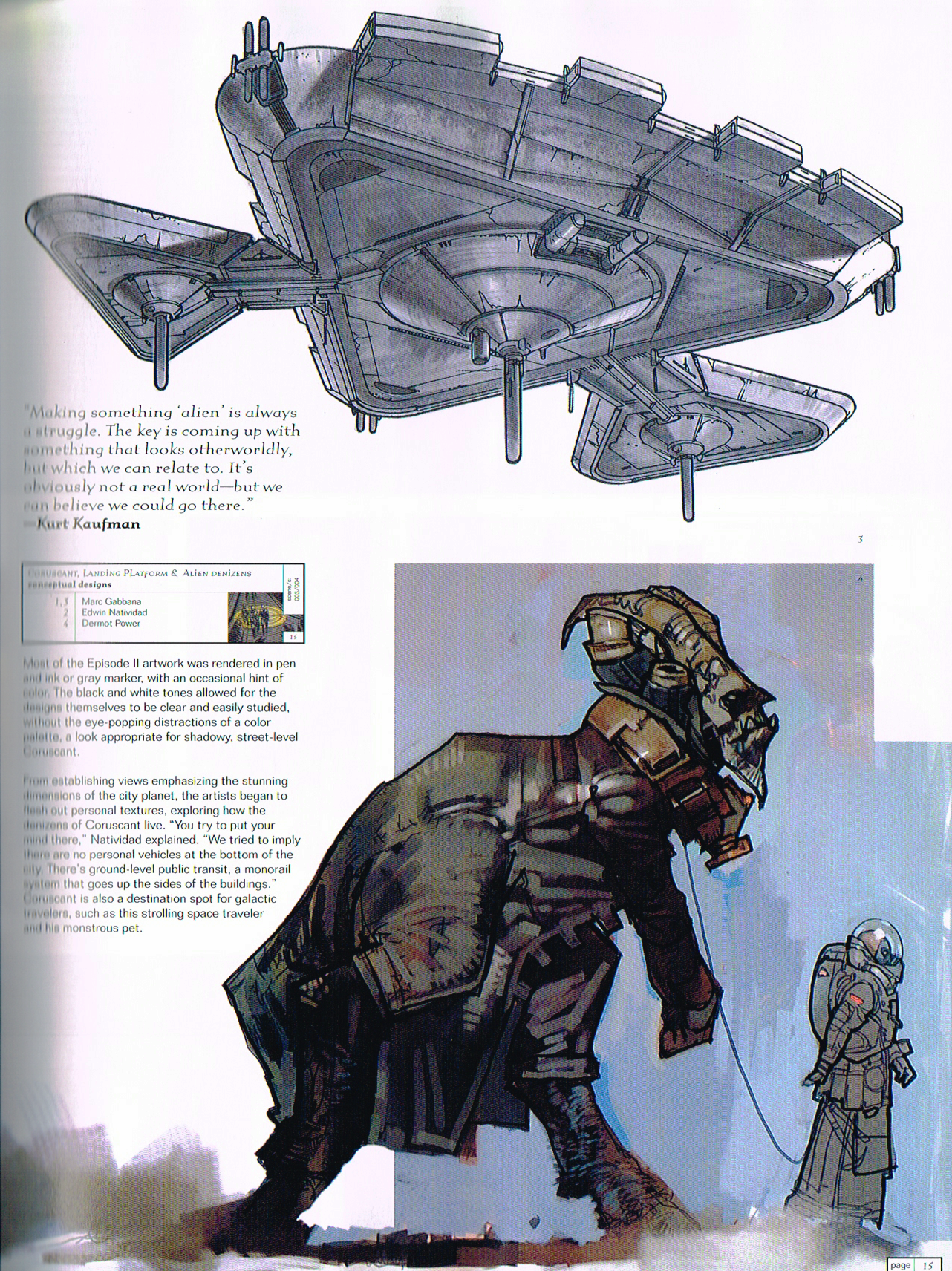 The Art of Star Wars Episode 2 Attack of the Clones pt.2 — Art